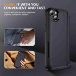 3 in 1 Flip Holder Phone Case, For iPhone 14 Plus, For iPhone 14 / 13, For iPhone 14 Pro - Image 2