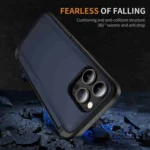 3 in 1 Flip Holder Phone Case, For iPhone 15 Pro, For iPhone 15 Plus, For iPhone 15 - Image 5