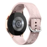 Skull Flower Embossed Silicone Watch Band - Image 3
