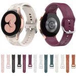 Skull Flower Embossed Silicone Watch Band - Image 2