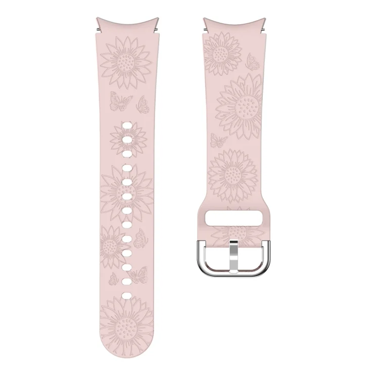 EDA006238301A_3.webp Sunflower Pattern Embossed Silicone Watch Band - Image 5