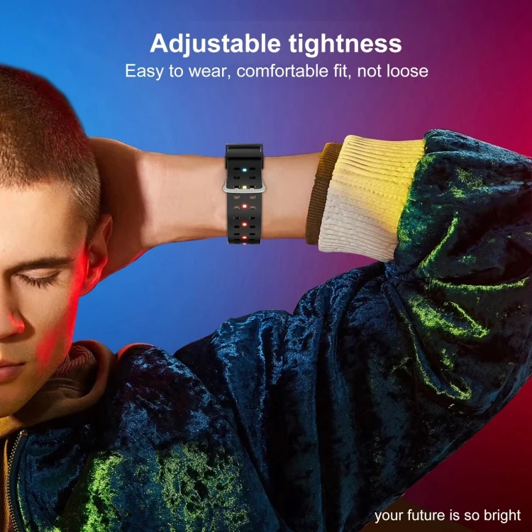 EDA0062385_B8.webp Luminous Colorful Light Silicone Watch Band - Image 9
