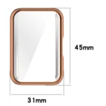 Full Coverage TPU Electroplated Watch Protective Case - Image 3