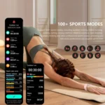 DM60+ 1.83 inch BT5.2 Smart Sport Watch, Support Bluetooth Call / Sleep / Blood Sugar / Blood Oxygen / Temperature / Heart Rate / Blood Pressure Health Monitor - Image 7