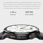 J45 1.43 inch BT5.1 Smart Sport Watch, Support Sleep / Heart Rate / Blood Oxygen / Blood Pressure Health Monitor - Image 2