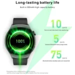 QX10 1.43 inch BT5.2 Smart Sport Watch, Support Sleep / Heart Rate / Blood Oxygen / Blood Pressure Health Monitor - Image 9