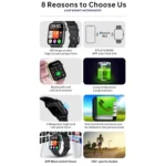 QS08 PRO 1.83 inch BT5.2 Smart Sport Watch, Support Sleep / Heart Rate / Blood Oxygen / Temperature / Blood Pressure Health Monitor - Image 2