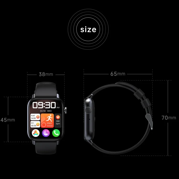EDA0062472_B11.webp QS08 PRO 1.83 inch BT5.2 Smart Sport Watch, Support Sleep / Heart Rate / Blood Oxygen / Temperature / Blood Pressure Health Monitor - Image 12