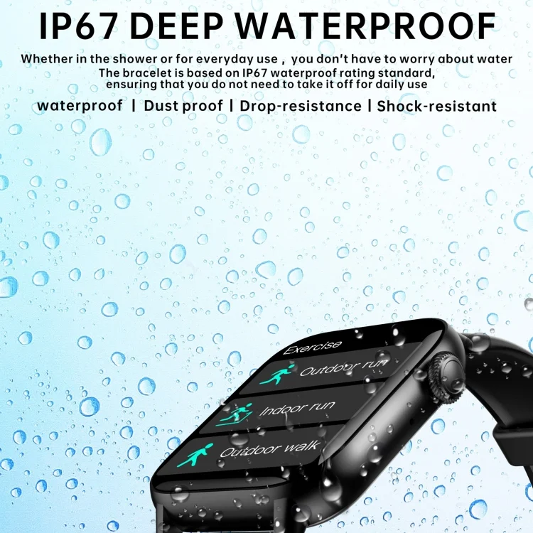 EDA0062472_B8.webp QS08 PRO 1.83 inch BT5.2 Smart Sport Watch, Support Sleep / Heart Rate / Blood Oxygen / Temperature / Blood Pressure Health Monitor - Image 9
