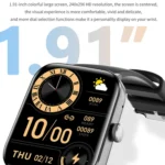 QS11 1.91 inch BT5.2 Smart Sport Watch, Support Sleep / Heart Rate / Blood Oxygen / Temperature / Blood Pressure Health Monitor - Image 3