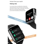 QS11 1.91 inch BT5.2 Smart Sport Watch, Support Sleep / Heart Rate / Blood Oxygen / Temperature / Blood Pressure Health Monitor - Image 4