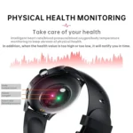 DM14 1.32 inch BT5.2 Smart Sport Watch, Support Bluetooth Call / Sleep / Blood Oxygen / Temperature / Heart Rate / Blood Pressure Health Monitor - Image 4