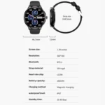 QS80 1.39 inch BT5.2 Smart Sport Watch, Support Bluetooth Call / Sleep / Blood Oxygen / Temperature / Heart Rate / Blood Pressure Health Monitor - Image 10
