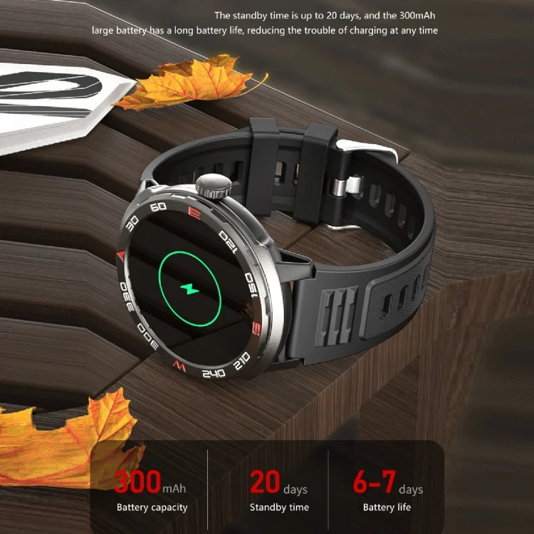 EDA0062503_B5.webp QS90 1.39 inch BT5.0 Smart Sport Watch, Support Bluetooth Call / Sleep / Blood Oxygen / Temperature / Heart Rate / Blood Pressure Health Monitor / Water Reminder - Image 6