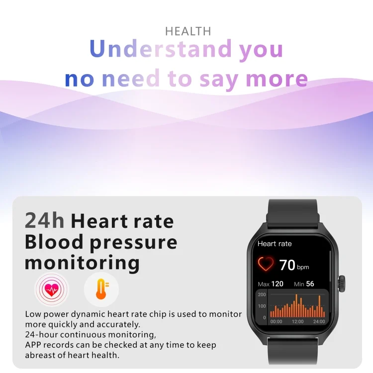 EDA0062505_B7.webp Qx5 1.96 inch BT5.2 Smart Sport Watch, Support Bluetooth Call / Sleep / Blood Oxygen / Temperature / Heart Rate / Blood Pressure Health Monitor - Image 8