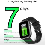 QX7 Pro 2.0 inch BT5.2 Smart Sport Watch, Support Bluetooth Call / Sleep / Blood Sugar / Blood Oxygen / Temperature / Heart Rate / Blood Pressure Health Monitor - Image 9