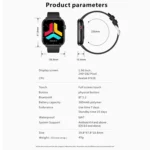 QX9 1.96 inch BT5.2 Smart Sport Watch, Support Bluetooth Call / Sleep / Blood Oxygen / Heart Rate / Blood Pressure Health Monitor - Image 11