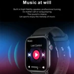 QX9 1.96 inch BT5.2 Smart Sport Watch, Support Bluetooth Call / Sleep / Blood Oxygen / Heart Rate / Blood Pressure Health Monitor - Image 4
