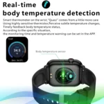 QX9 1.96 inch BT5.2 Smart Sport Watch, Support Bluetooth Call / Sleep / Blood Oxygen / Heart Rate / Blood Pressure Health Monitor - Image 6