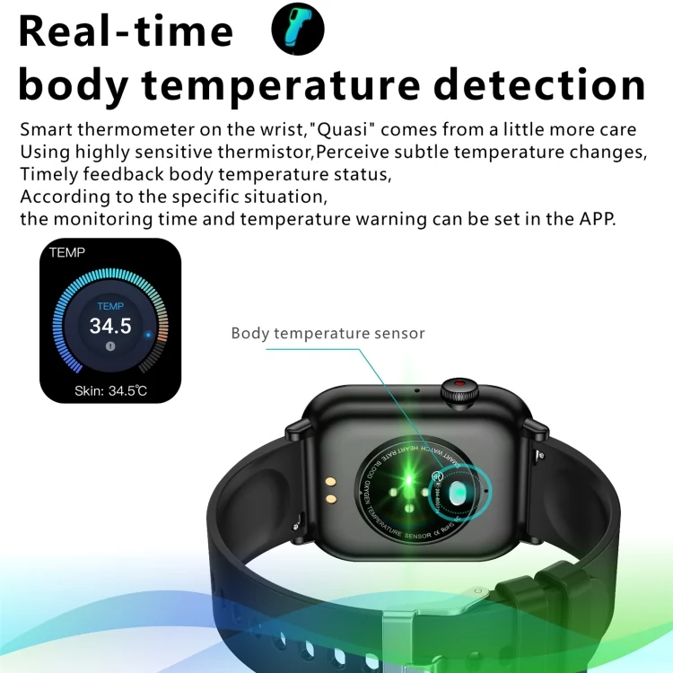 EDA0062509_B5.webp QX9 1.96 inch BT5.2 Smart Sport Watch, Support Bluetooth Call / Sleep / Blood Oxygen / Heart Rate / Blood Pressure Health Monitor - Image 6