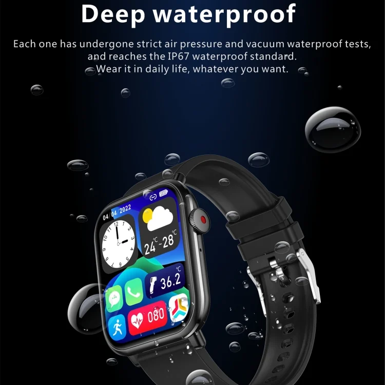 EDA0062509_B8.webp QX9 1.96 inch BT5.2 Smart Sport Watch, Support Bluetooth Call / Sleep / Blood Oxygen / Heart Rate / Blood Pressure Health Monitor - Image 9