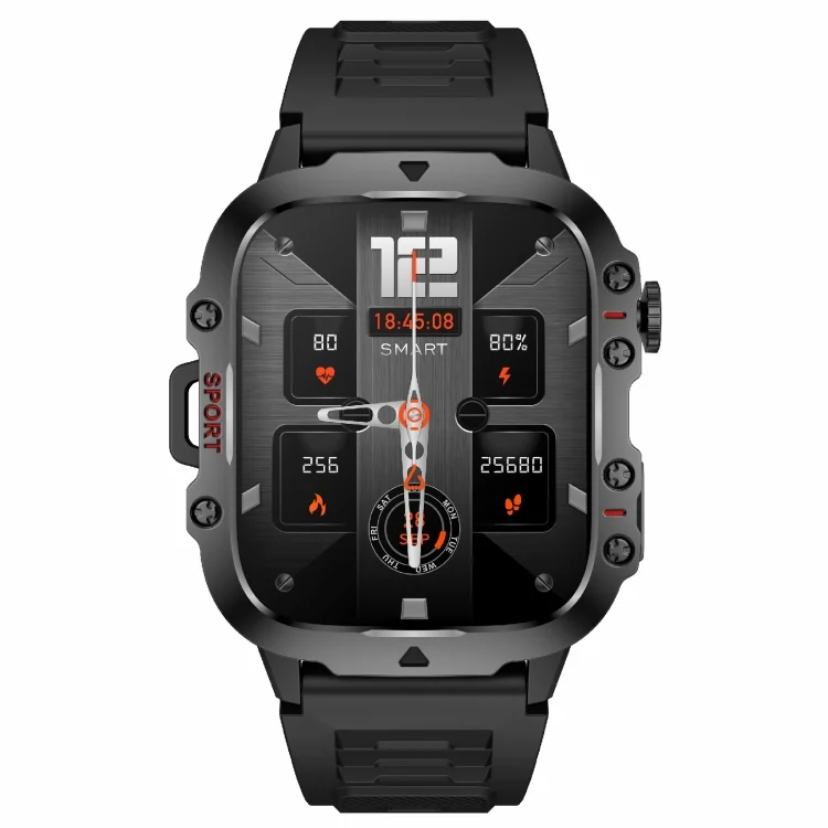 EDA006251101A_1.webp QX11 1.96 inch BT5.2 Smart Sport Watch, Support Bluetooth Call / Sleep / Blood Oxygen / Heart Rate / Blood Pressure Health Monitor - Image 13