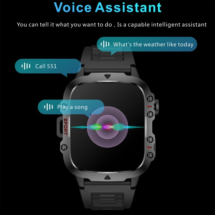EDA0062511_B10.webp QX11 1.96 inch BT5.2 Smart Sport Watch, Support Bluetooth Call / Sleep / Blood Oxygen / Heart Rate / Blood Pressure Health Monitor - Image 11