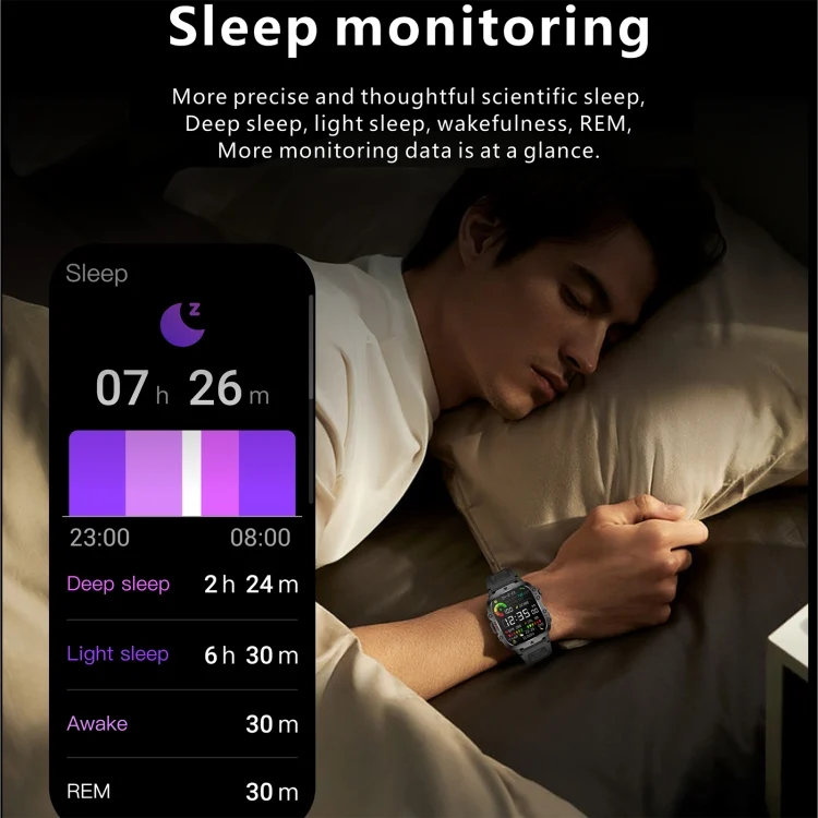 EDA0062511_B11.webp QX11 1.96 inch BT5.2 Smart Sport Watch, Support Bluetooth Call / Sleep / Blood Oxygen / Heart Rate / Blood Pressure Health Monitor - Image 12