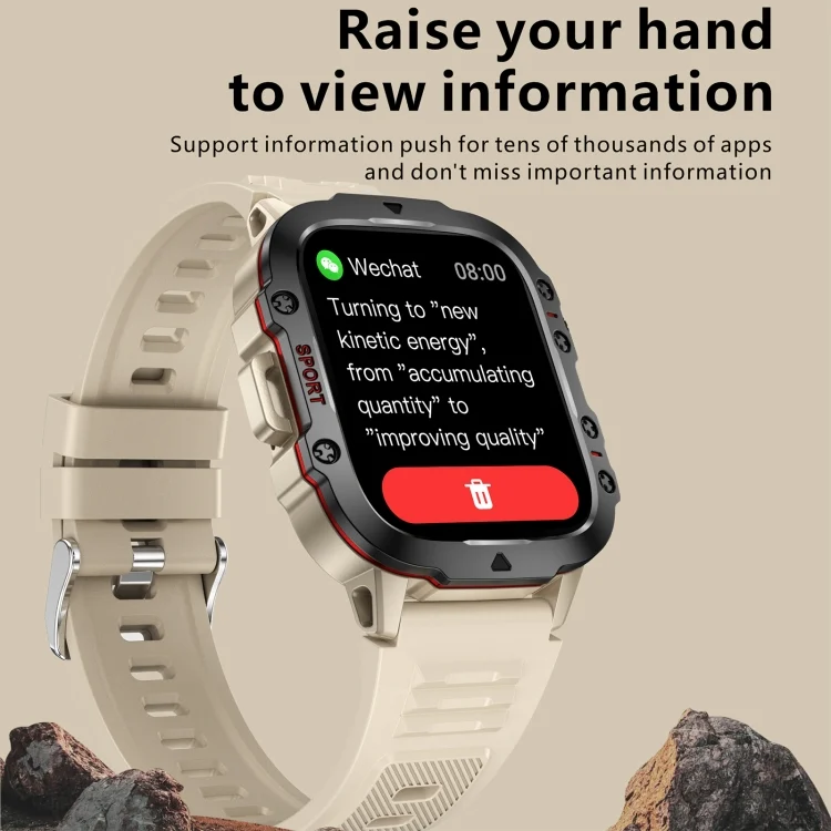 EDA0062511_B4.webp QX11 1.96 inch BT5.2 Smart Sport Watch, Support Bluetooth Call / Sleep / Blood Oxygen / Heart Rate / Blood Pressure Health Monitor - Image 5