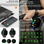 MT26 Smart Watch 1.43 inch AMOLED Bracelet, Support Bluetooth Call / Blood Pressure / Blood Oxygen / Heart Rate - Image 4