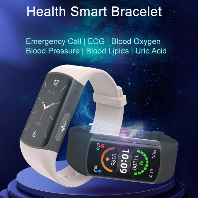 EDA0062640_B1.webp H8 1.47 inch Color Screen Smart Bracelet, Supports Bluetooth Call / Blood Oxygen Monitoring - Image 2