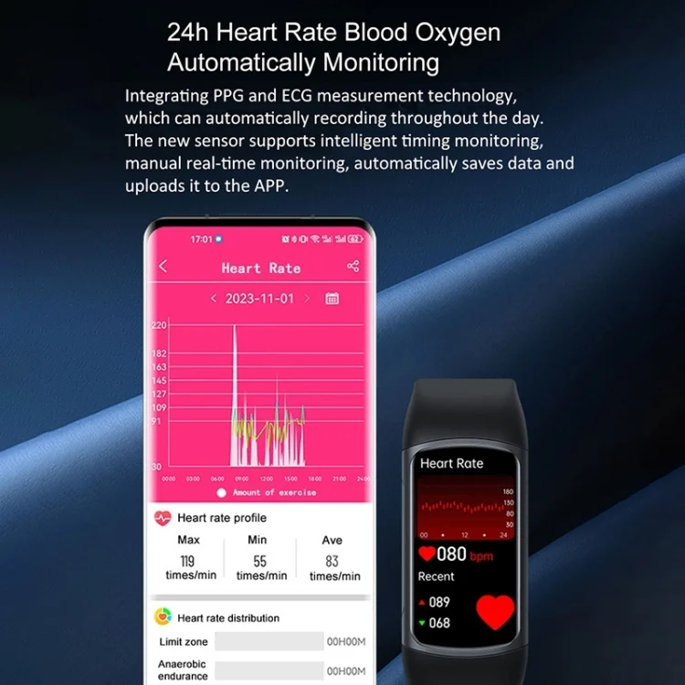 EDA0062640_B5.webp H8 1.47 inch Color Screen Smart Bracelet, Supports Bluetooth Call / Blood Oxygen Monitoring - Image 6