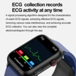 TK63 1.91 Inch Color Screen Air Pump Smart Watch, Supports Blood Pressure Monitoring / ECG - Image 4
