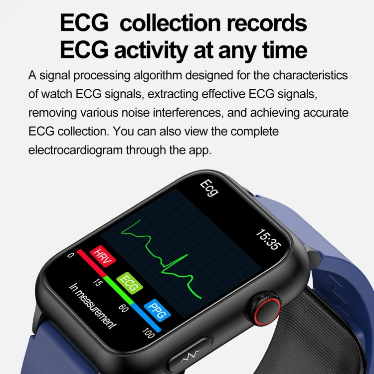 EDA0062645_B3.webp TK63 1.91 Inch Color Screen Air Pump Smart Watch, Supports Blood Pressure Monitoring / ECG - Image 4