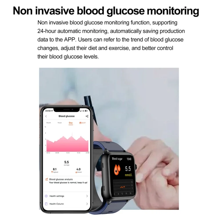 EDA0062645_B6.webp TK63 1.91 Inch Color Screen Air Pump Smart Watch, Supports Blood Pressure Monitoring / ECG - Image 7
