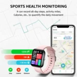 GTS5 2.0 inch Fitness Health Smart Watch, BT Call / Heart Rate / Blood Pressure / MET / Blood Glucose - Image 5
