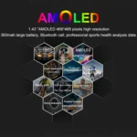 LEMFO AK59 1.43 inch AMLOED Round Screen Steel Strap Smart Watch - Image 6