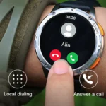 LEMFO AK59 1.43 inch AMLOED Round Screen Steel Strap Smart Watch - Image 7