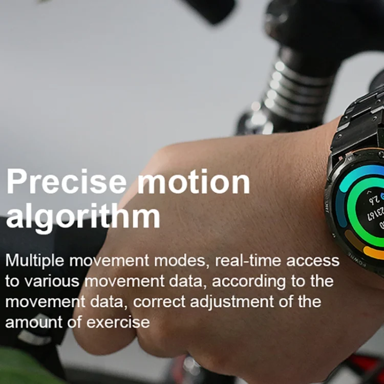 EDA0062774_B7.webp LEMFO AK59 1.43 inch AMLOED Round Screen Steel Strap Smart Watch - Image 8