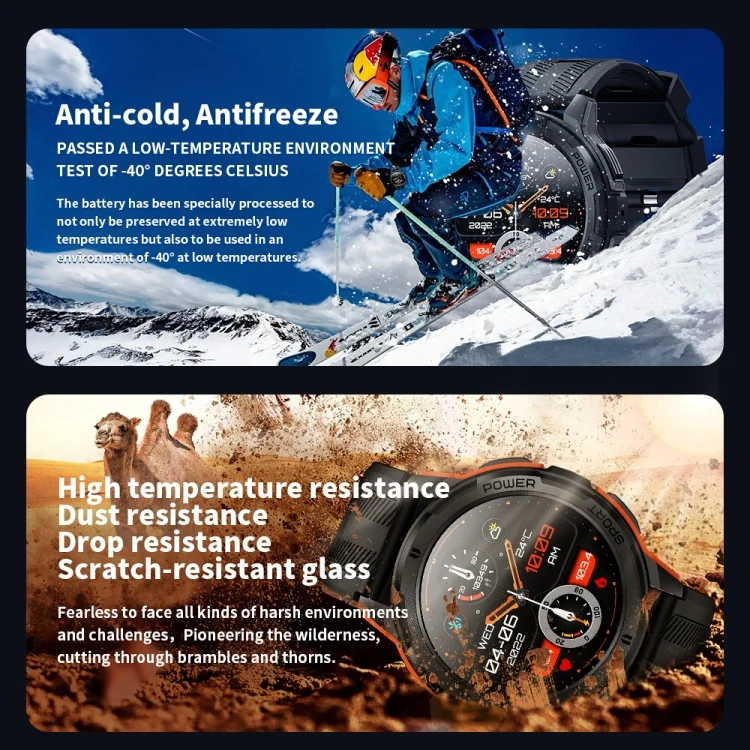EDA0062777_B10.webp LEMFO C25 1.43 inch HD Round Screen Outdoor Smart Watch Supports Blood Oxygen Detection/Sedentary Reminder - Image 11