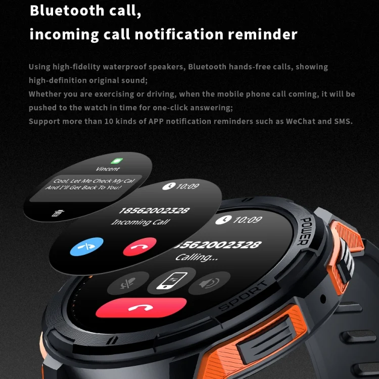 EDA0062777_B7.webp LEMFO C25 1.43 inch HD Round Screen Outdoor Smart Watch Supports Blood Oxygen Detection/Sedentary Reminder - Image 8