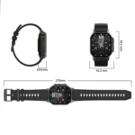 LEMFO DM62 2.13 inch AMOLED Square Screen Smart Watch Android 8.1 - Image 4