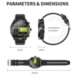 T95 1.52 inch BT5.0 Smart Sport Watch with Earbuds, Support Bluetooth Call / Blood Oxygen / Heart Rate / Blood Pressure Health Monitor - Image 11