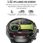 T95 1.52 inch BT5.0 Smart Sport Watch with Earbuds, Support Bluetooth Call / Blood Oxygen / Heart Rate / Blood Pressure Health Monitor - Image 5