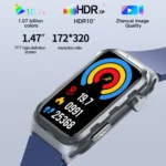 TK79 1.47 inch IP68 Waterproof Smart Watch, Support ECG / Blood Glucose / Blood Oxygen Monitoring / Uric Acid - Image 3