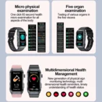 TK79 1.47 inch IP68 Waterproof Smart Watch, Support ECG / Blood Glucose / Blood Oxygen Monitoring / Uric Acid - Image 7