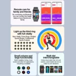 TK79 1.47 inch IP68 Waterproof Smart Watch, Support ECG / Blood Glucose / Blood Oxygen Monitoring / Uric Acid - Image 8