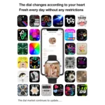 HD12 1.75 inch IP68 Waterproof Smart Watch, Support Blood Oxygen Monitoring - Image 12