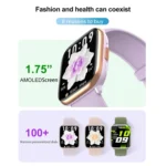 HD12 1.75 inch IP68 Waterproof Smart Watch, Support Blood Oxygen Monitoring - Image 3