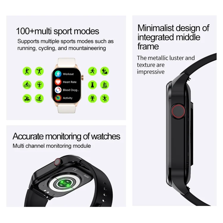 EDA0062854_B4.webp T98 2.04 inch IP68 Waterproof Bluetooth Call Smart Watch, Support Blood Oxygen Monitoring - Image 5